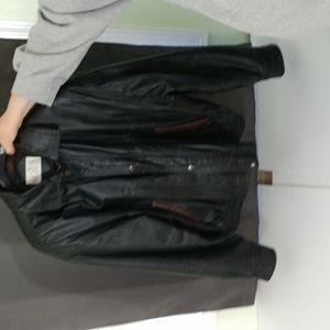 Ash Creek Black leather jacket XL